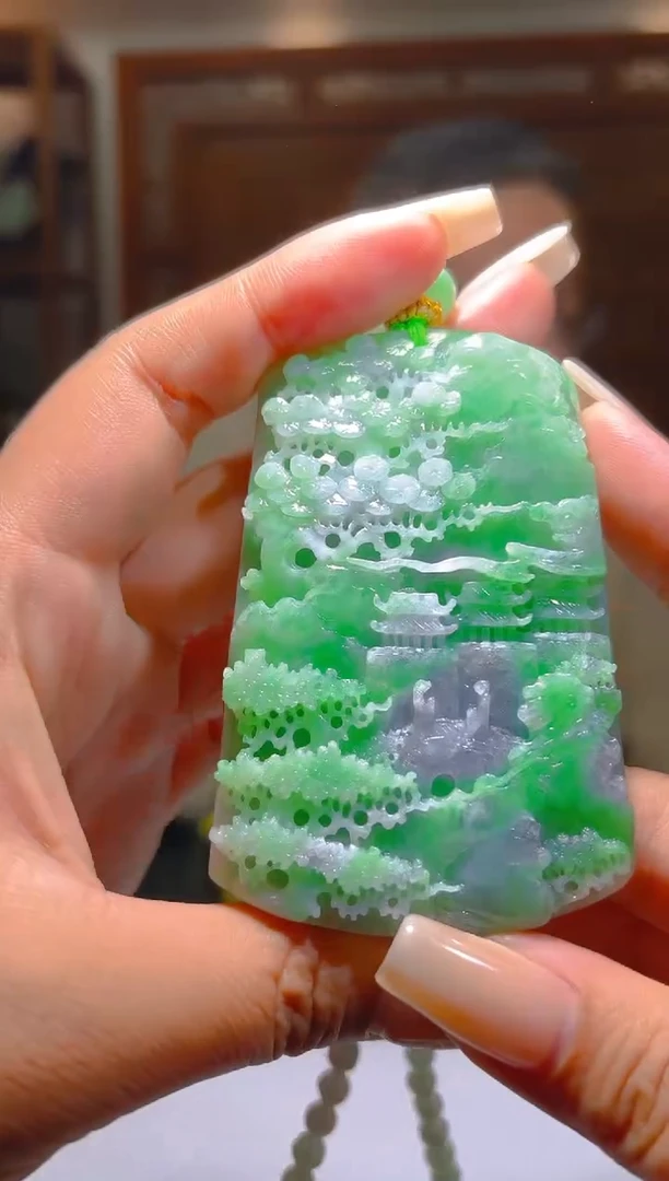 未镶嵌定制翡翠15/1120/L/山水