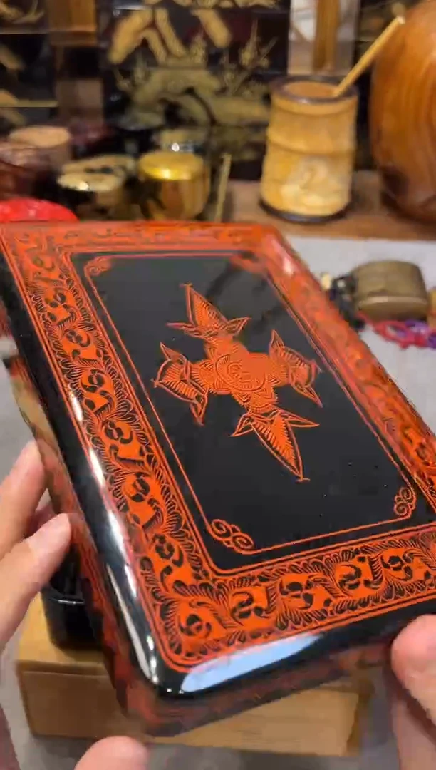 蒟酱 文盒 大漆漆器大漆漆器
