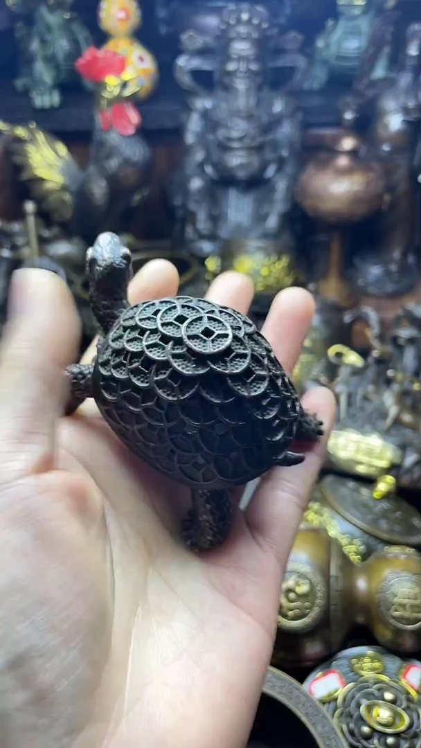 闪购链接，点击下单，有运费险，铜摆件