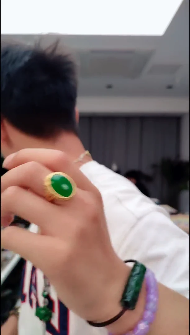 无合金1338绿戒指