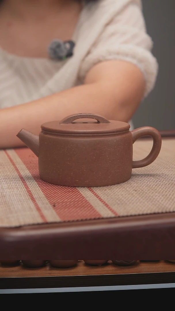 茶杯紫砂微瑕黑墩头汉瓦200cc
