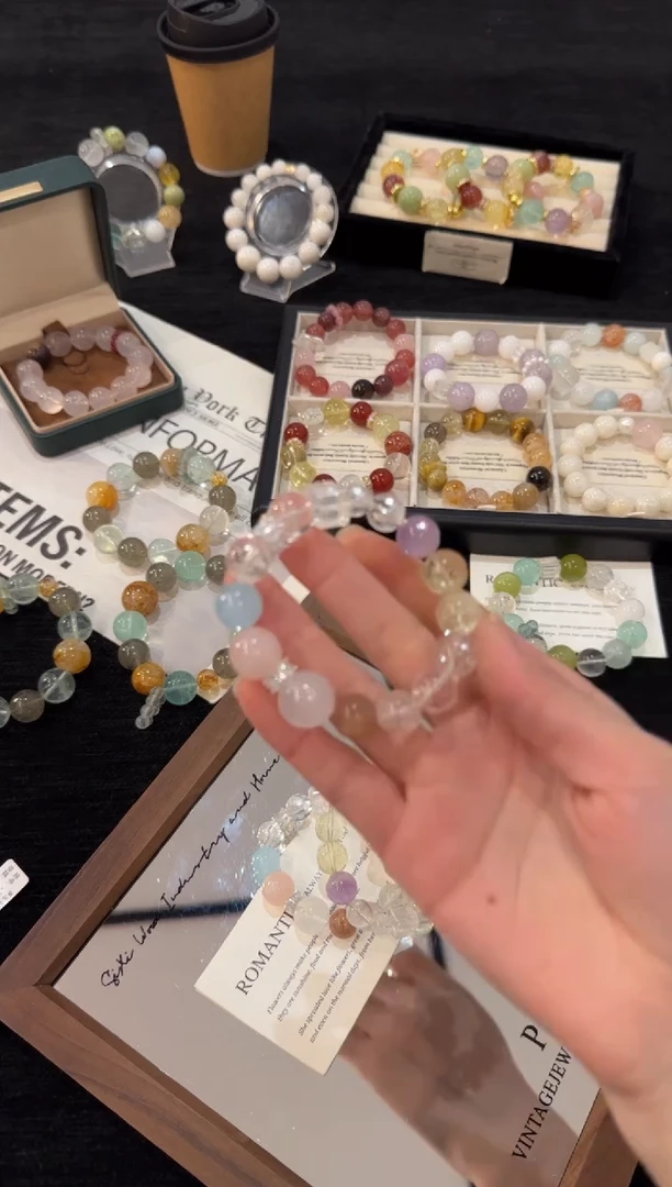 合金手链水晶多宝x3029