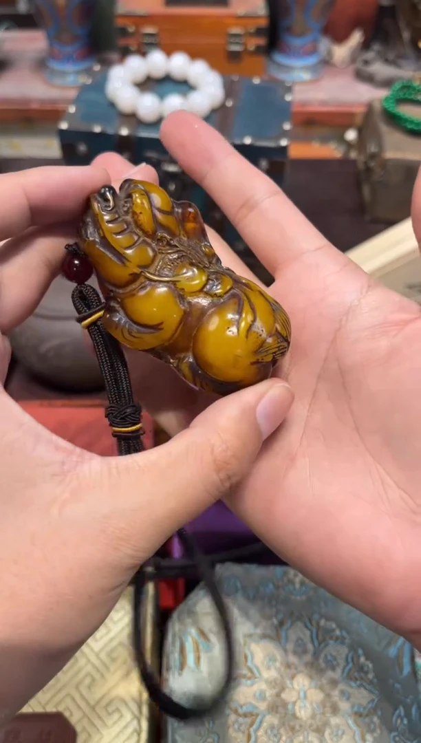 未镶嵌蜜蜡裸石R刘哥高端专属精品13