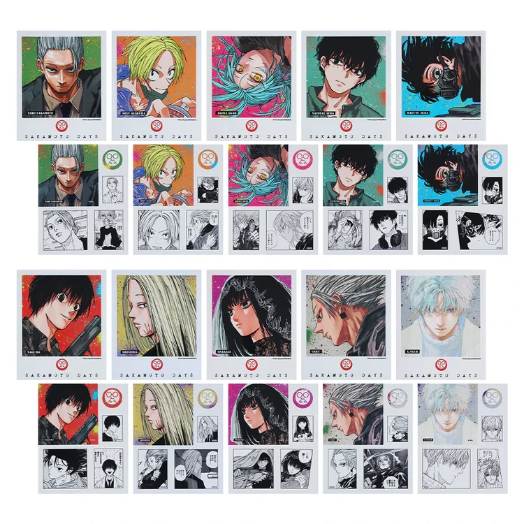 【日谷】坂本日常 相卡贴纸套装盲袋第1弹 全10种 一发 潮玩盲盒