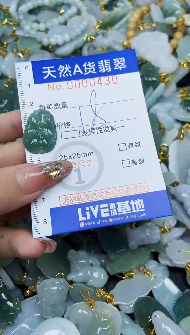 翡翠未镶嵌颈饰天然A货翡翠