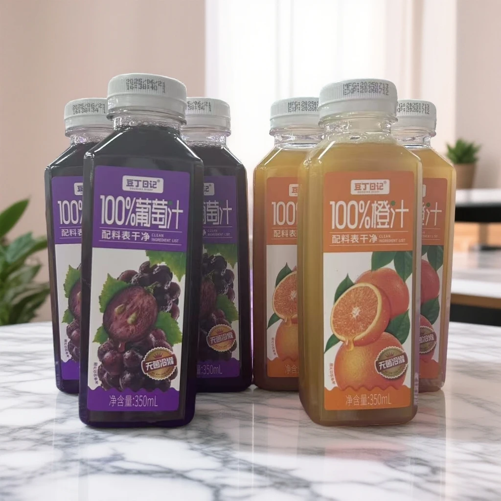 豆丁日记100%NFC果汁系列350ml*5瓶