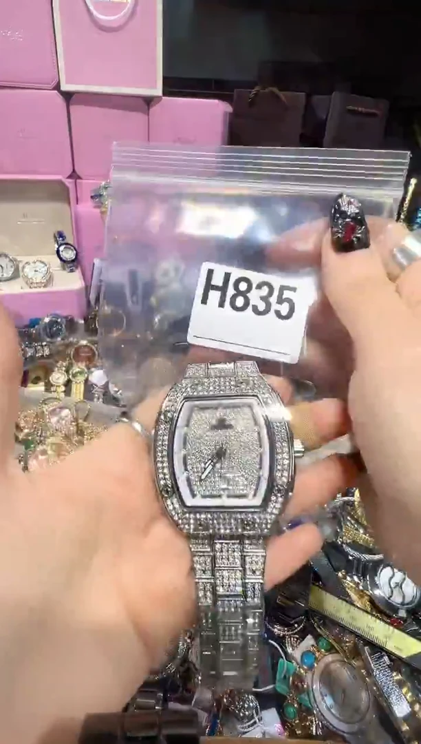 石英机芯不锈钢不锈钢直播定闪专用