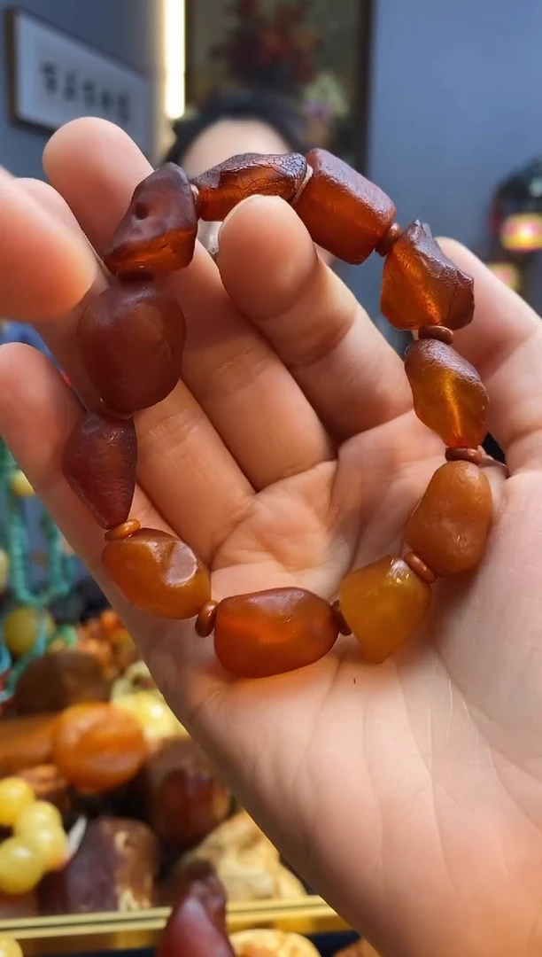 未镶嵌琥珀手串手串