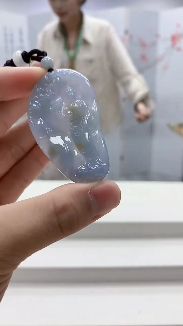 未镶嵌定制翡翠3099bb-毛货挂件68