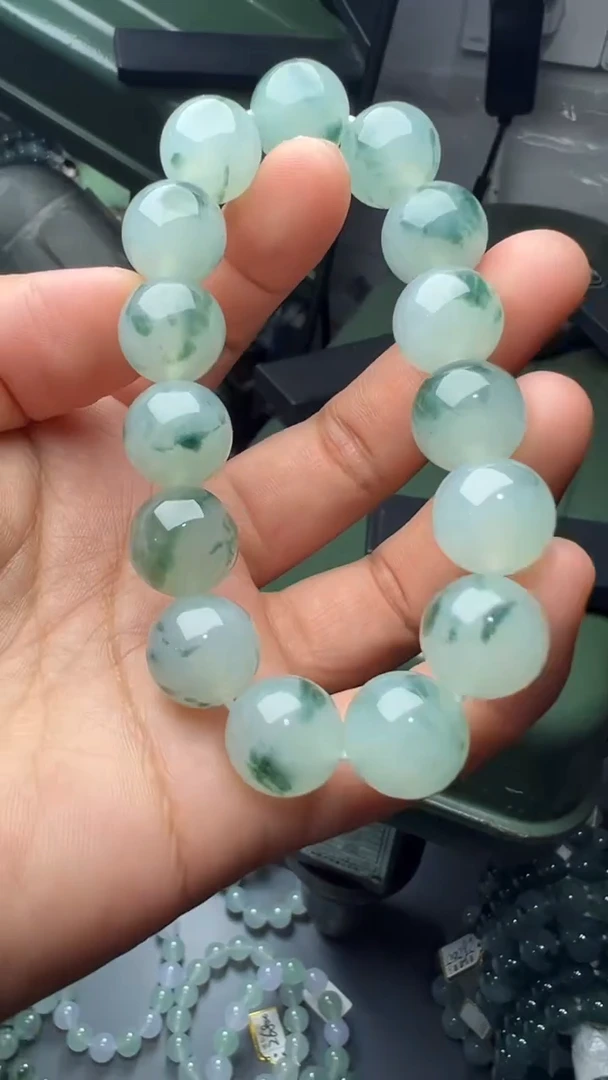未镶嵌手链翡翠缅甸翡翠A货卡14左右