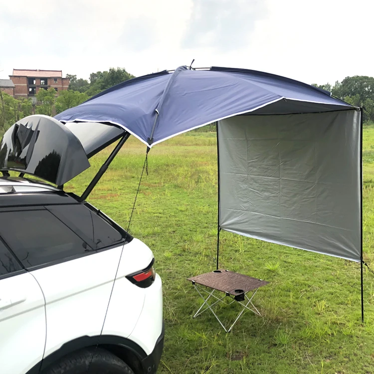 方行户外露营用防雨防晒牛津布车尾及车子侧边帐篷天幕