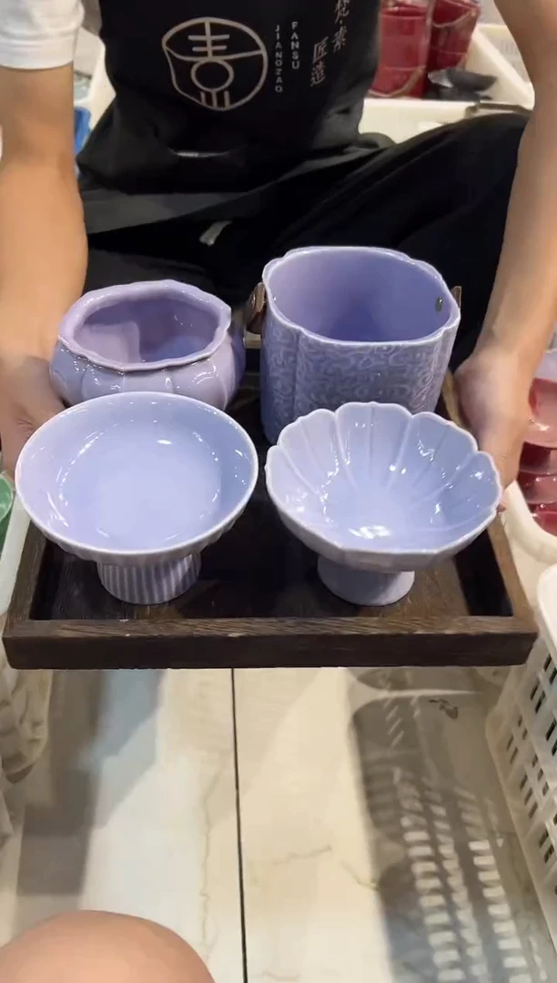 瓷片微瑕商品，介意勿拍-带托盘