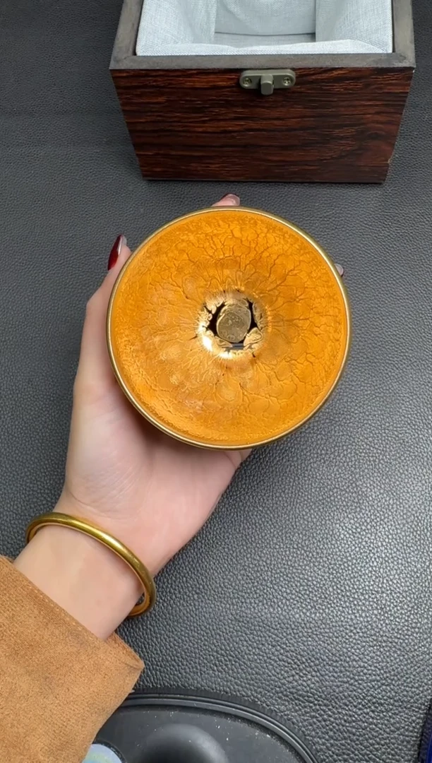 【闪购商品】茶盏建盏故事李英金油滴145