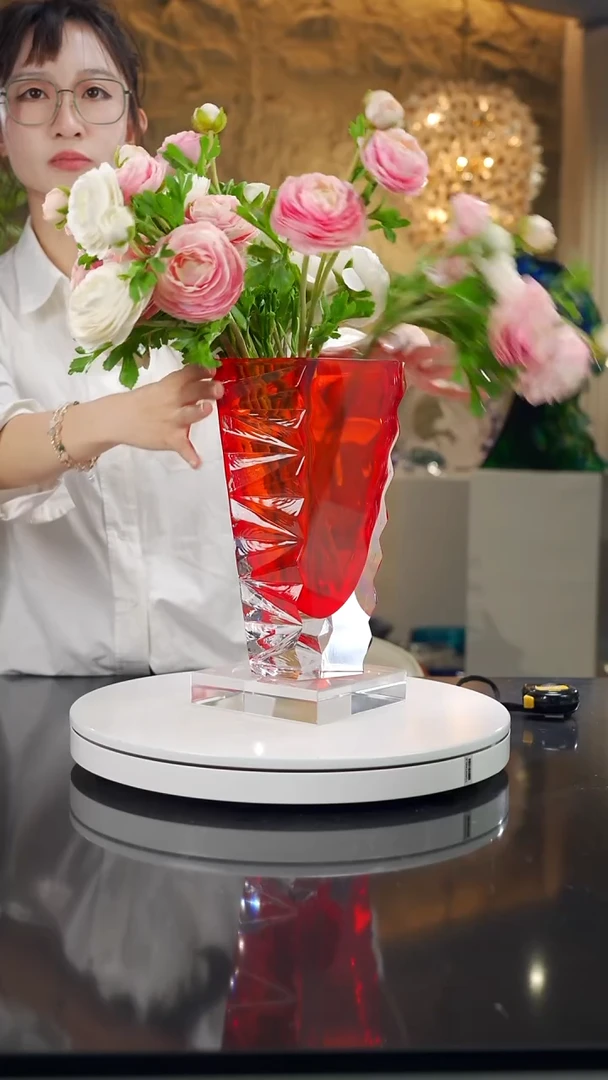 手工艺品琉璃宝石红冰岛火山