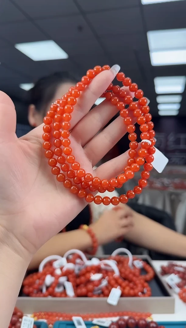 未镶嵌珠串南红玛瑙多样发其一/7/HS9993004