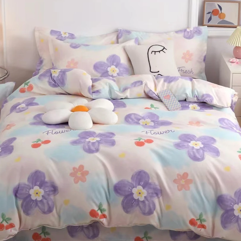 精纺高支斜纹面料标准枕套一对48*74柔软亲肤四季可用