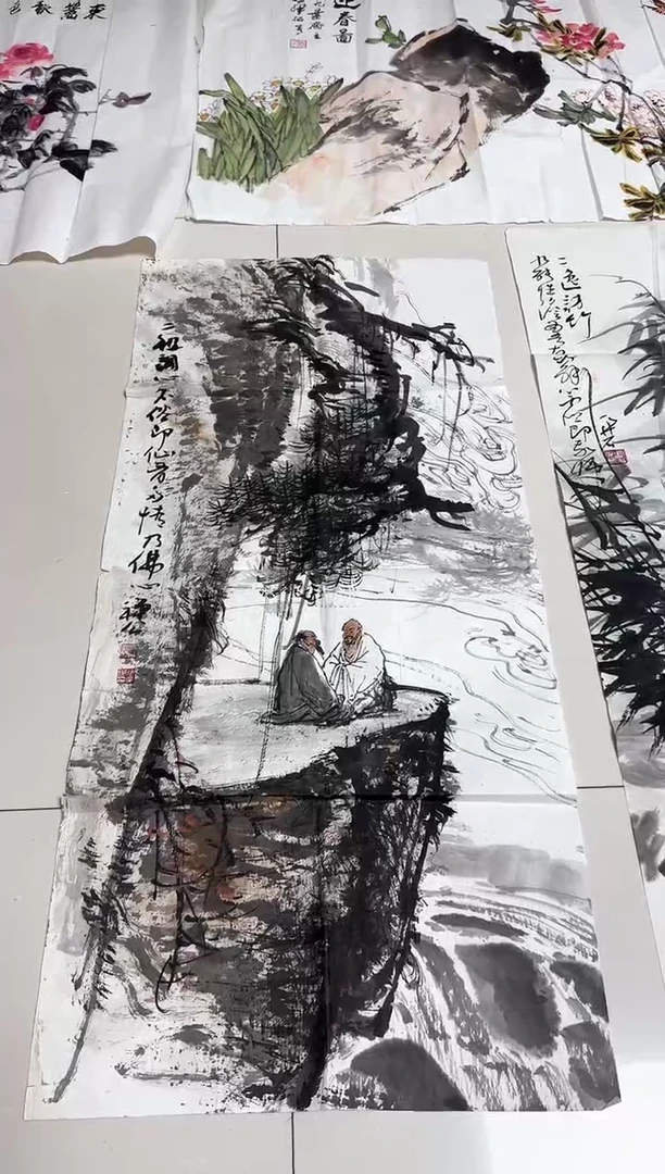 国画强*。张京城老师国画作品