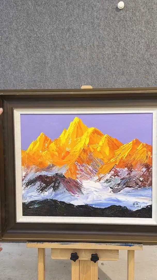 油画梁朝水-1.8平尺-油画作品