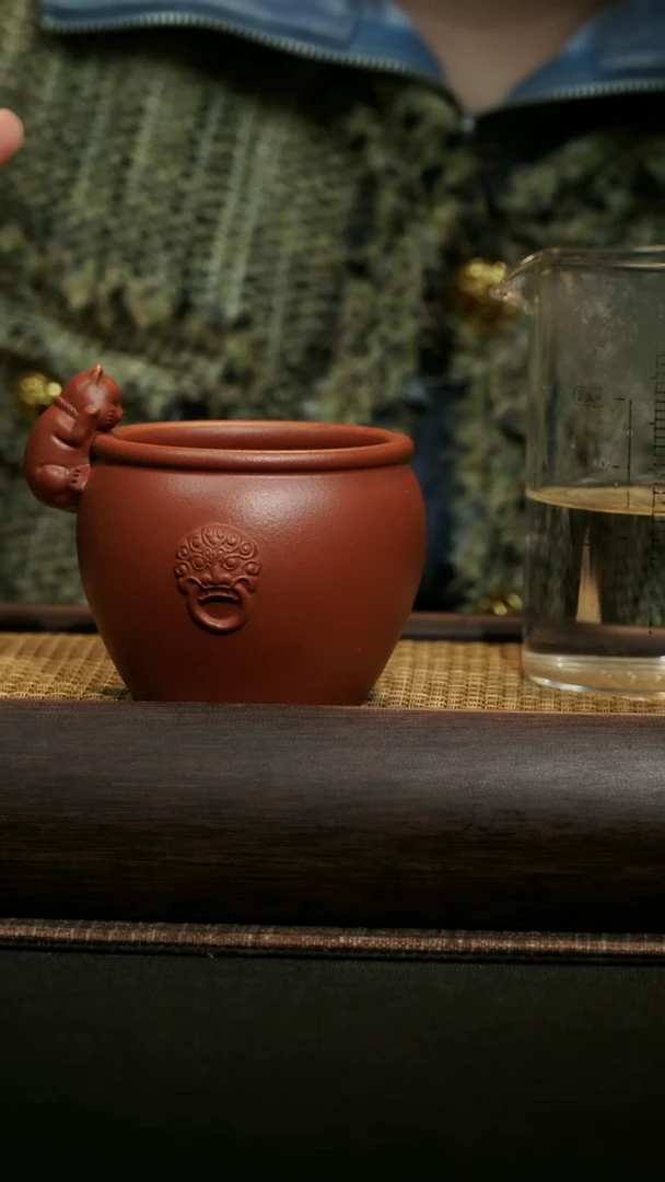 【闪购商品】紫砂茶杯福利款猫杯1