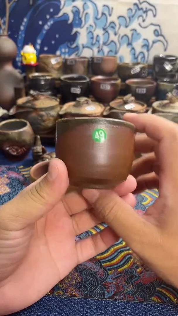 49日式备前烧茶具茶器茶周边