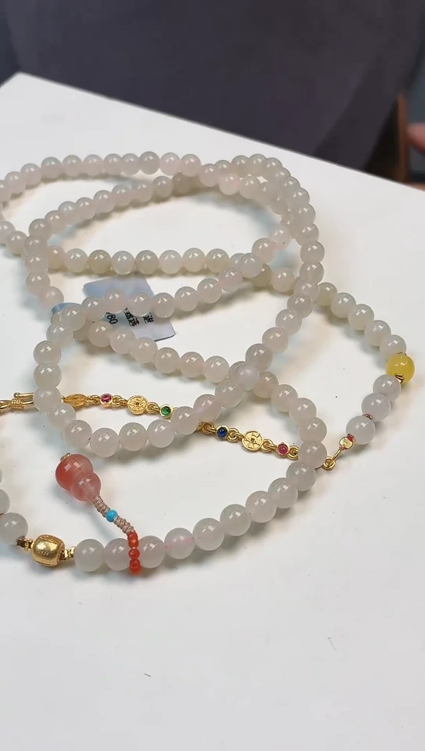 项链银S925镶嵌和田玉D17