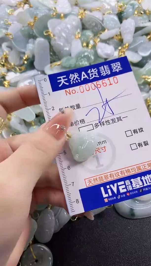 颈饰未镶嵌翡翠天然A货翡翠