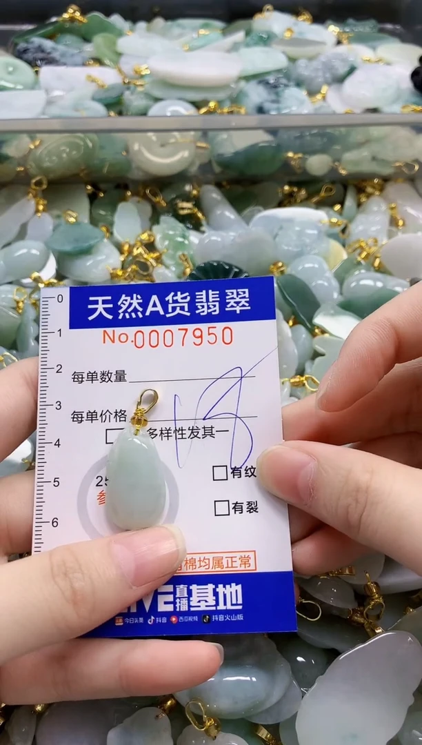 颈饰未镶嵌翡翠纯天然a货翡翠