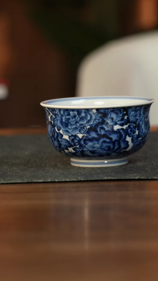 P****?水造芙蓉万花卢氏杯