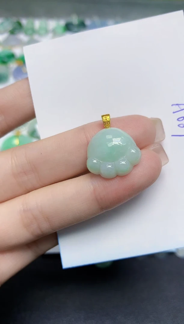 颈饰未镶嵌翡翠天然缅甸翡翠A货翡翠百元以上9元证书费自理