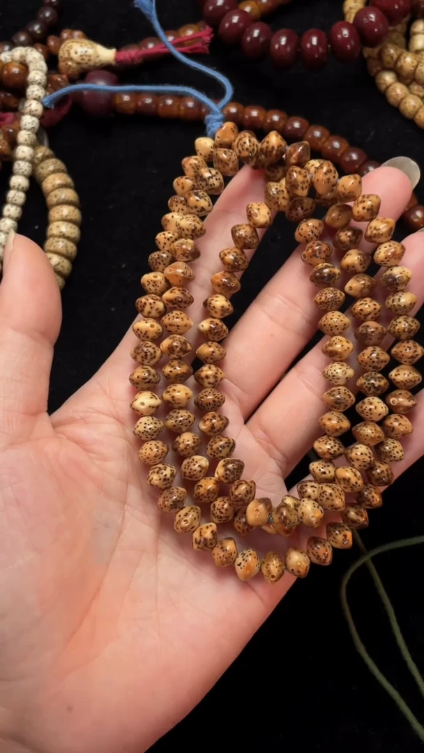 星月菩提吊坠精工花皮飞碟长串8*6