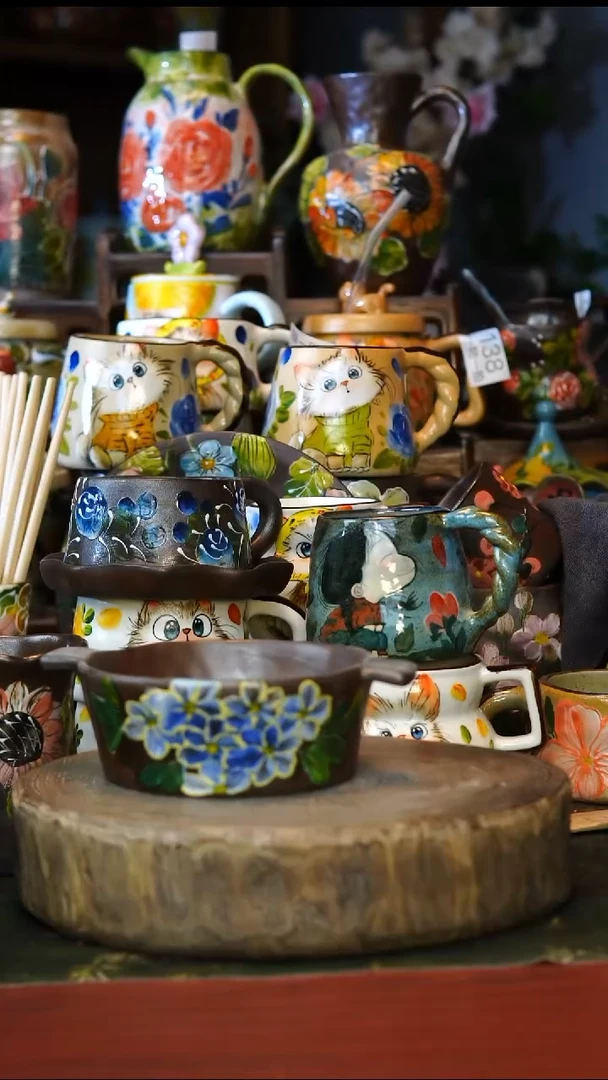 陶瓷189景德镇手工手绘釉下彩