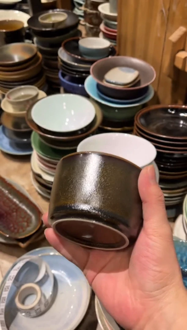 【闪购商品】瓷片594天目手工钵碗1个