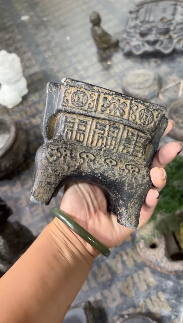 陶土【火山泥】香炉