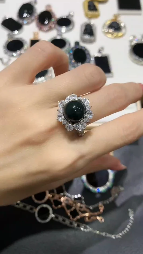 【闪购商品】翡翠吊坠(不含链)银S925镶嵌16多人多样性随机发货1件