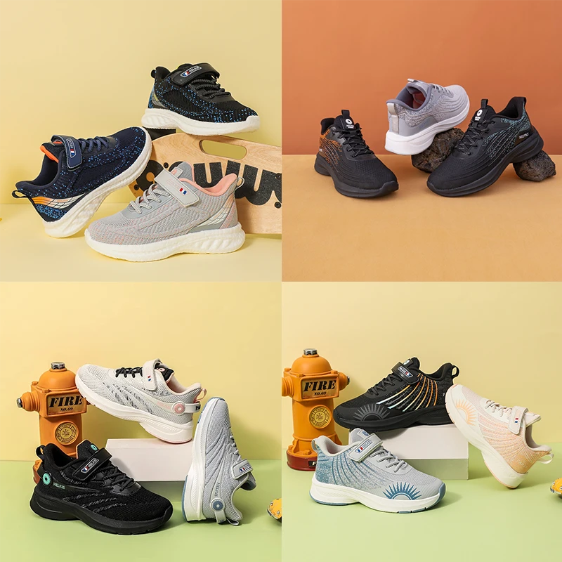 品牌新款冬季中大童休闲舒适防滑保暖运动鞋【四阶段组合】