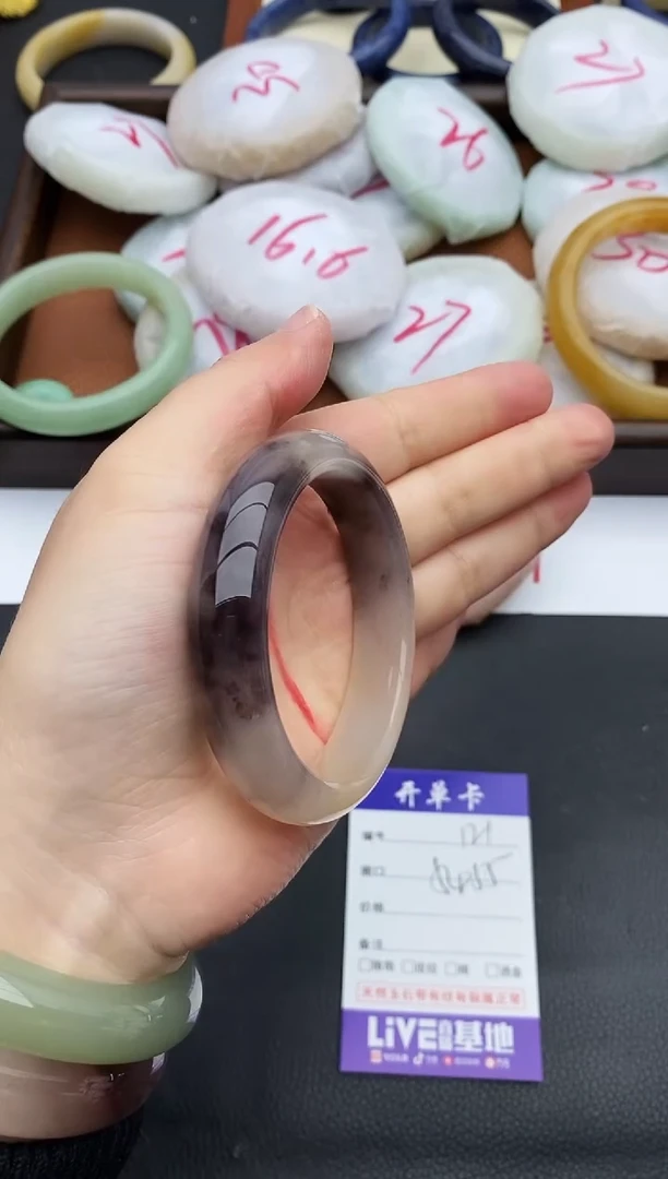 未镶嵌手镯石英质玉121+54/55