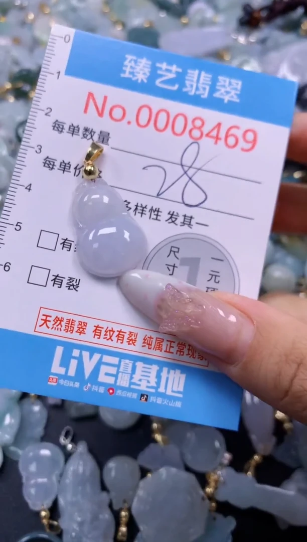 颈饰未镶嵌翡翠8469