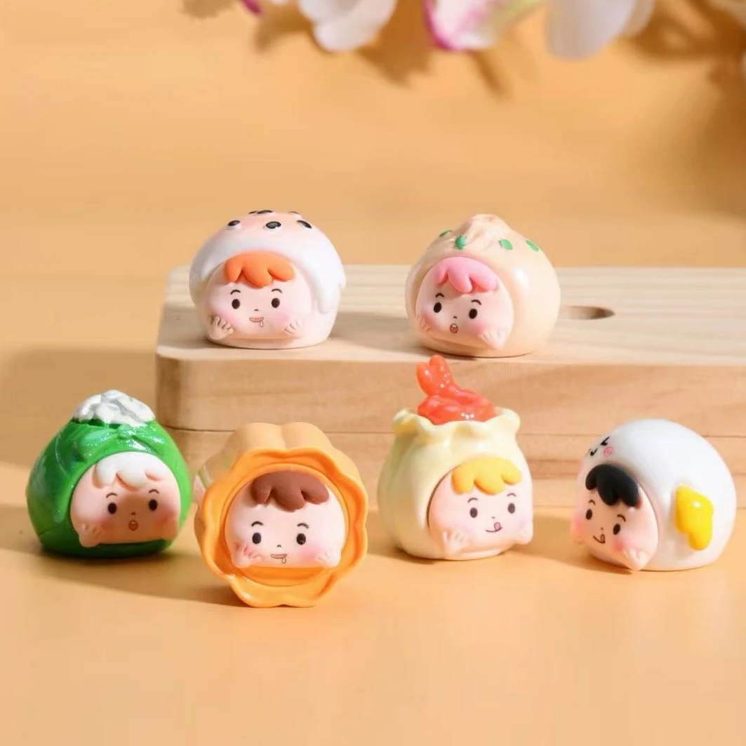 【电镀亮闪食玩崽崽】对对碰潮玩diy可爱创意桌面摆件