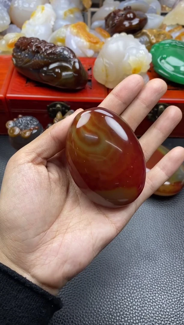 未镶嵌手把玛瑙/玉髓王*义00