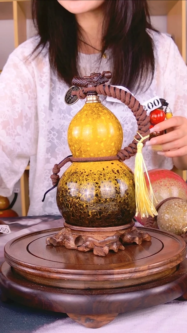 183一物一拍 大漆酒葫芦 真葫芦