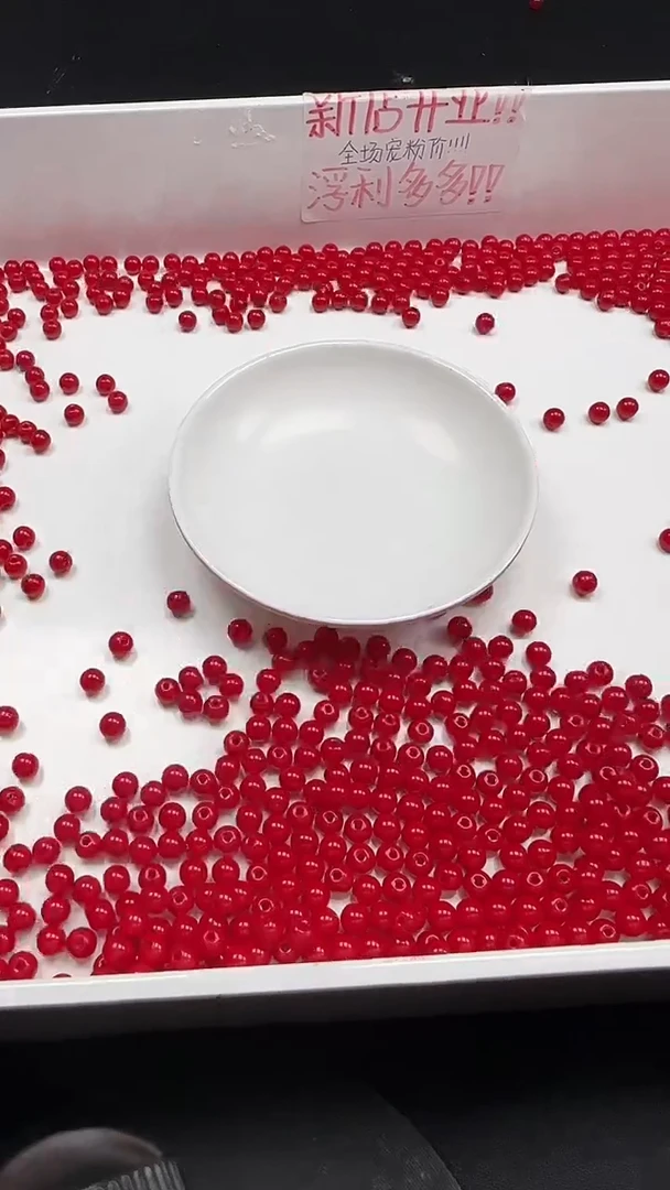 未镶嵌南红玛瑙珠宝半成品南红满肉锦红N346卡6mm30颗