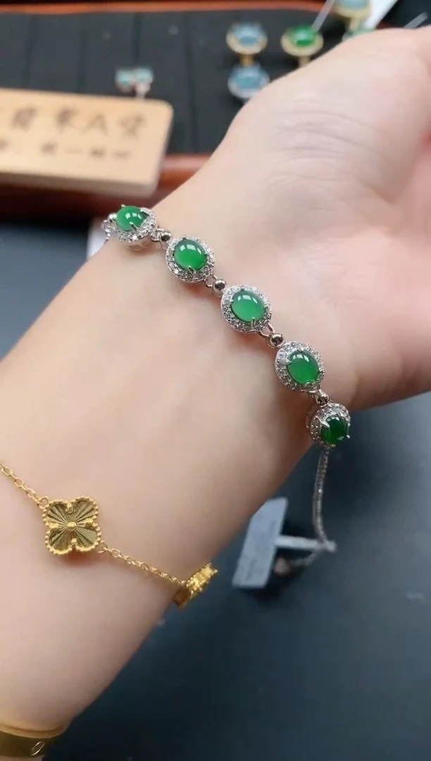 银S925镶嵌戒指翡翠11111