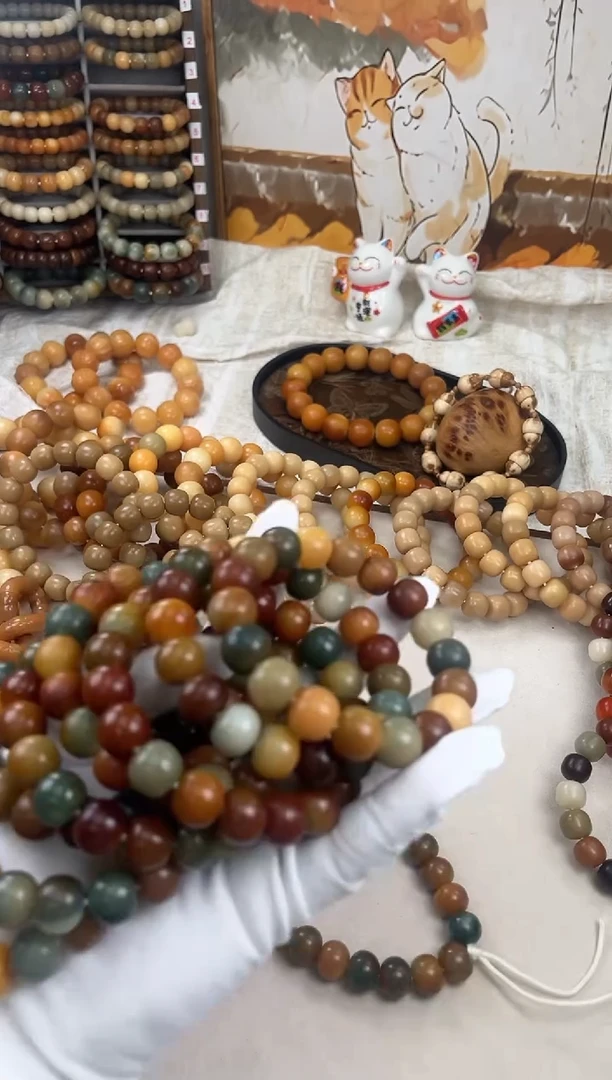 菩提根/象牙果手串a301卡14 干磨糖壳退货