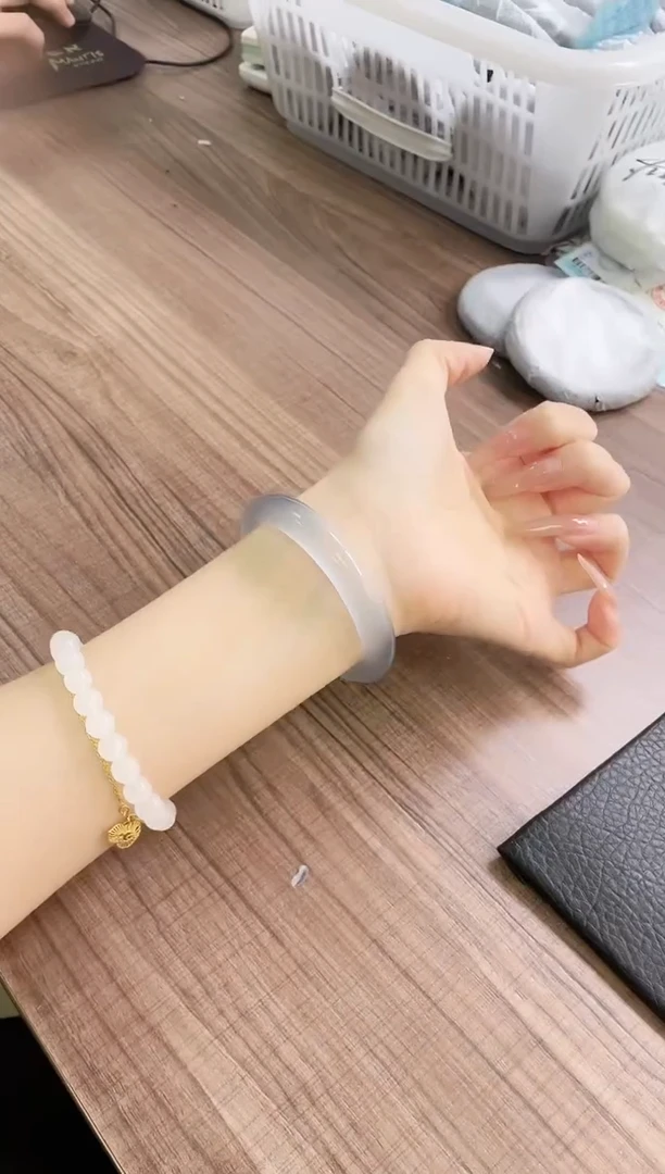 未镶嵌手镯石英质玉205-55