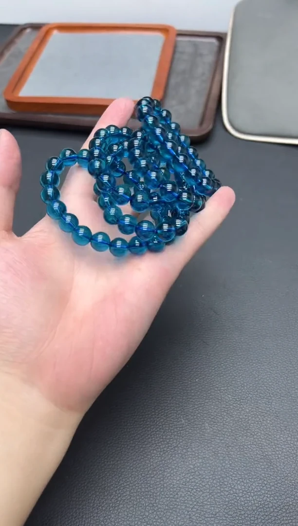 未镶嵌托帕石手链托帕石10mm