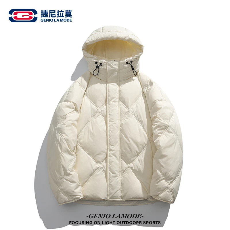 【敖瑞鹏代言】潮流羽绒服保暖防水防风宽松外套休闲连帽百搭上衣男