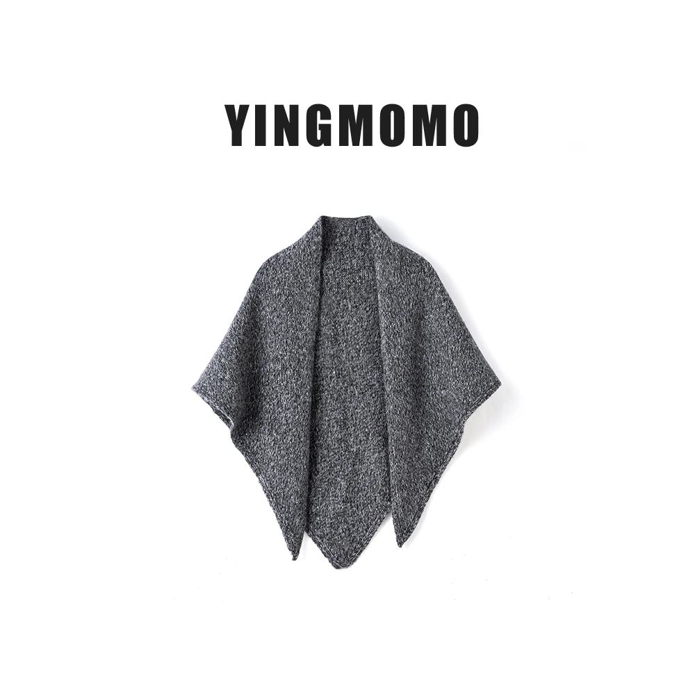 【YINGMOMO】影哥 羊绒超柔触感空气蓬松超轻盈披肩三角巾Y89535
