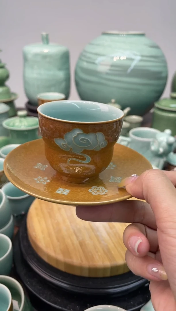特价福利 微瑕 慧仙青瓷