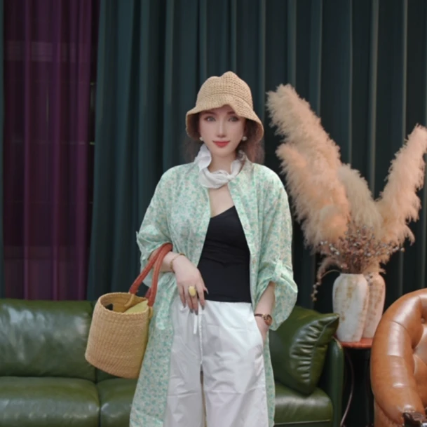 草帽女镂空透气草编渔夫帽夏季沙滩出游防晒帽遮阳帽子