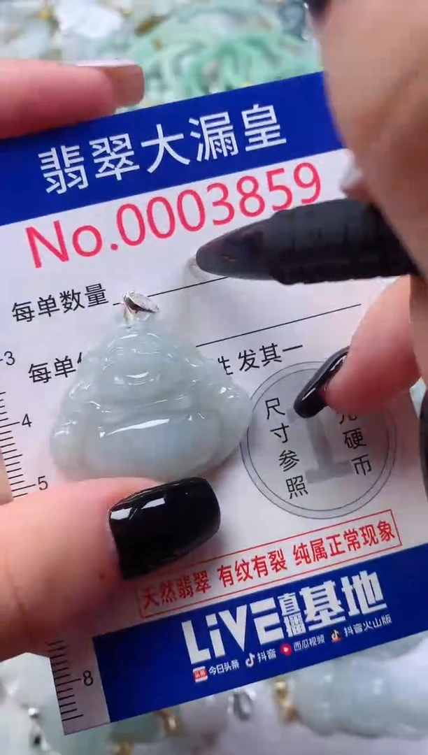 颈饰未镶嵌翡翠3859